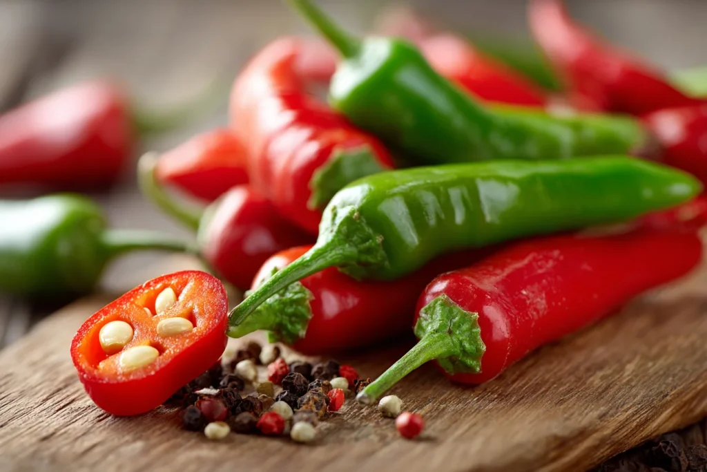 3. Chiles o Ajíes Picantes (Capsaicina)