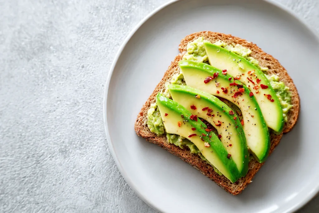 3. Tostada Integral con Aguacate y Pavo (o Queso Fresco)